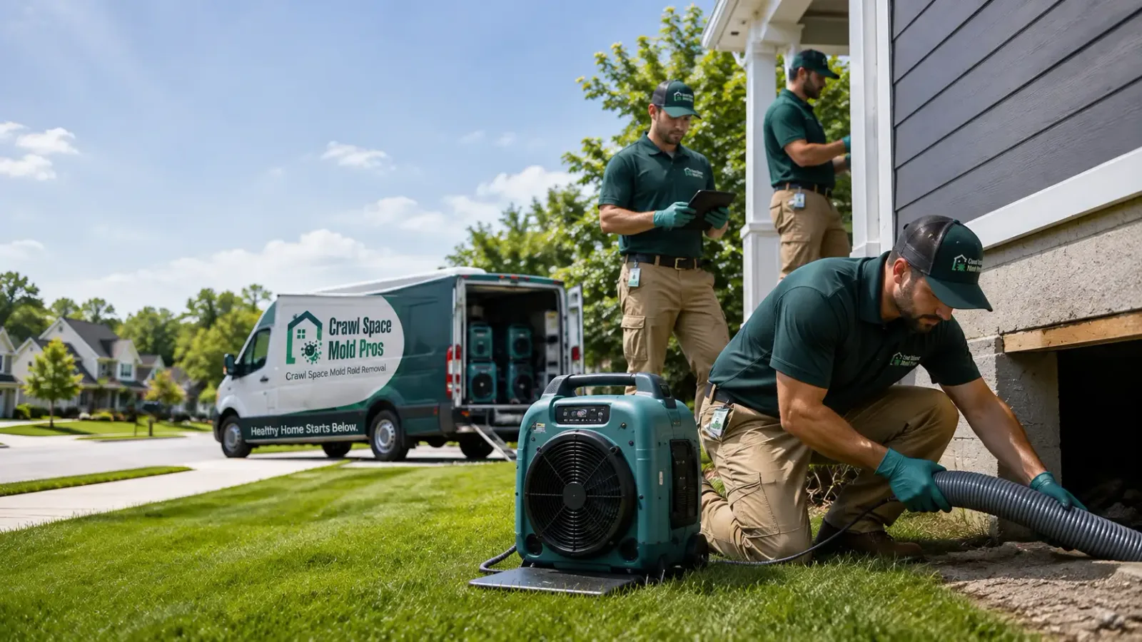 Crawl Space Mold Removal in Hamburg, IL